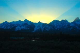 Teton Sun Set